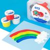 Milano-Confezione-da-6-flaconi-di-pittura-a-dita---100-ml---Facile-applicazione---Miscelabile---Colori-assortiti