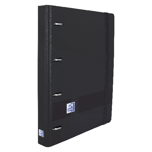 Oxford Europeanbinder Live & Go Raccoglitore a 4 Anelli Formato A4+ con Ricarica a Griglia 5x5mm e 4 Fori