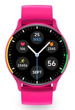 Smartwatch-Ksix-Core---Schermo-AMOLED-da-143---Autonomia-di-5-giorni---Modalita-Sport-e-Salute-Chiamate-Assistenti-vocali---Immergibile---Colore-Fucsia