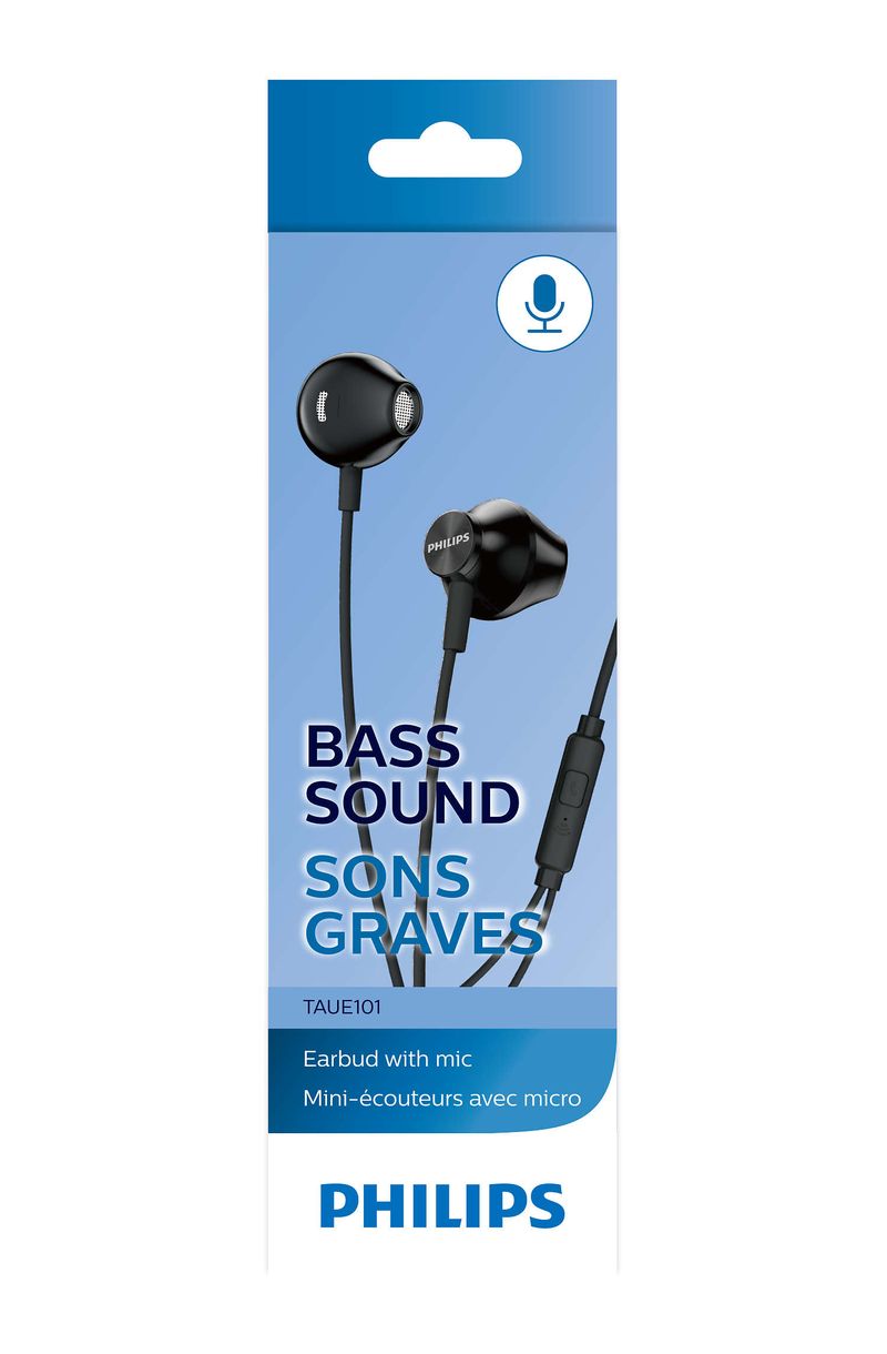 Auricolari-microfono-filo-Philips-TAUE101BK-00-Black