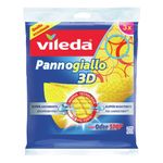 Vileda Panno Giallo Microforato   30% Microfibra 3Pz