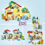 LEGO-DUPLO-10994-Casetta-3-in-1-Casa-delle-Bambole-Auto-Push-and-Go-7-Figure-e-Mattoncino-Luminoso-per-Bambini-da-3--Anni