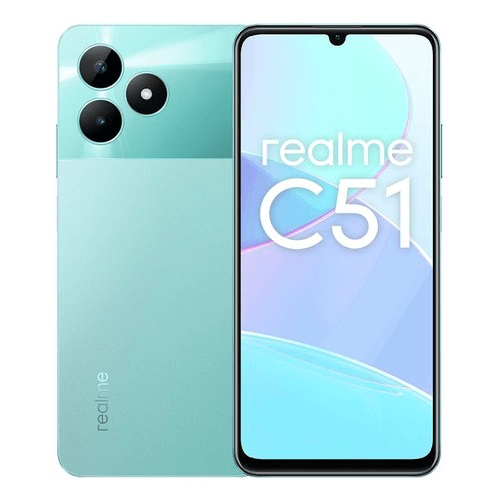 Realme-Smartphone-C51-Mint-green