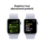 Apple-Watch-SE--2ª-gen.--GPS-40-mm---Smartwatch-Argento-con-Cinturino-Sport-Loop-Nuvola-Azzurra