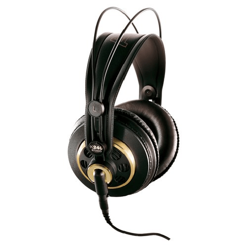 AKG-Cuffie-filo-2058X00130-PROFESSIONAL-K240-Studio-Black-e-Gold