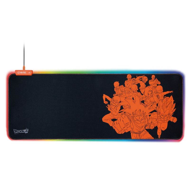 FR-TEC-PC-Dragon-Ball-Super-MousePad-GOKU-Tappetino-per-mouse-per-gioco-da-computer-Nero