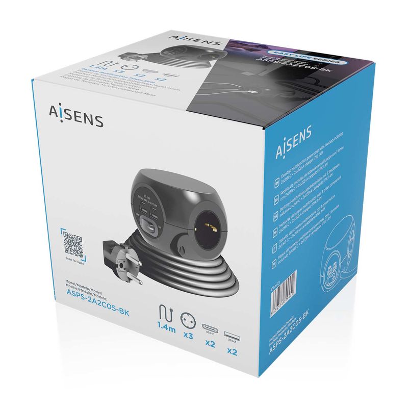 AISENS-ASPS-2A2C05-BK-prolunghe-e-multiple-14-m-3-presa-e--AC-Interno-Nero