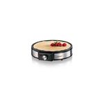 Cloer 6630 crepiera 2 crepe Nero, Acciaio inossidabile