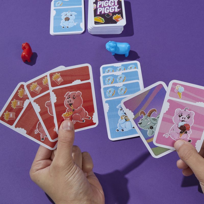 Hasbro-Gaming-Piggy-Piggy-gioco-di-carte-divertente-per-famiglie-da-2-a-6-giocatori-dai-7-anni-in-su