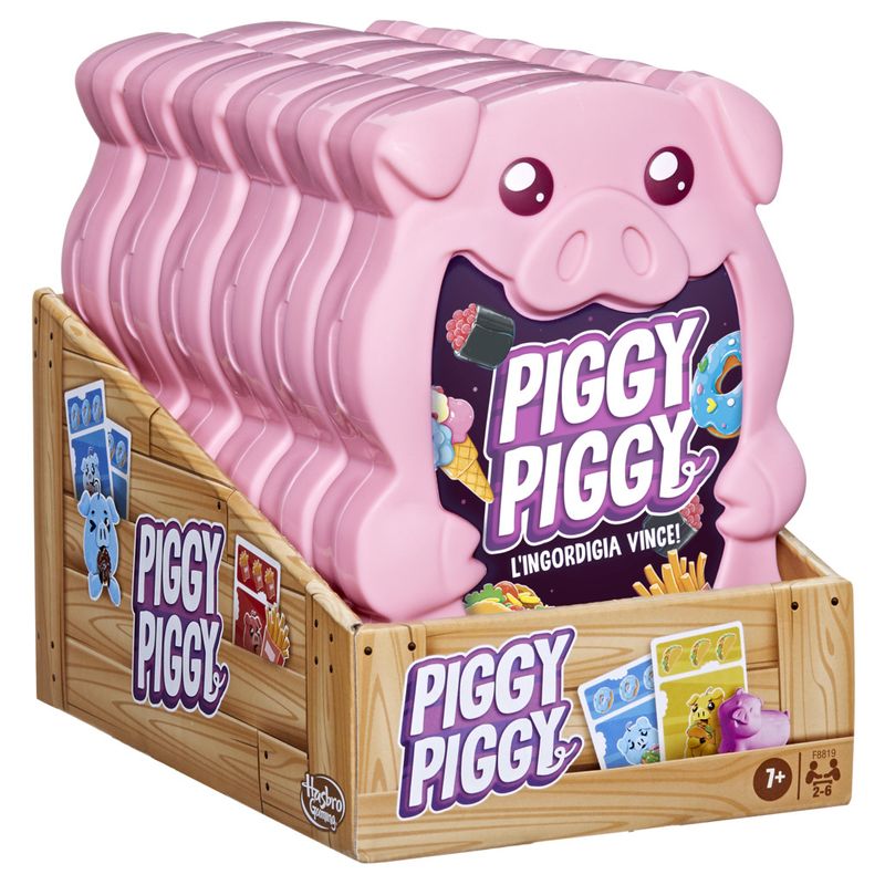 Hasbro-Gaming-Piggy-Piggy-gioco-di-carte-divertente-per-famiglie-da-2-a-6-giocatori-dai-7-anni-in-su