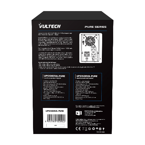 VulTech-UPS1500VA-PURE-Gruppo-di-continuita-UPS-Serie-PURE-1500VA-1200Watt-Onda-sinusoidale-Pura-Display-LCD-2x-Bipasso-Schuko---1x-IEC13-Funzione-AVR-sbalzi-di-tensione-per-Pc-videosorveglianza