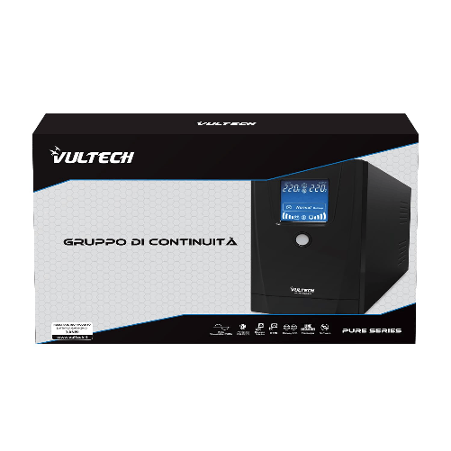 VulTech-UPS1500VA-PURE-Gruppo-di-continuita-UPS-Serie-PURE-1500VA-1200Watt-Onda-sinusoidale-Pura-Display-LCD-2x-Bipasso-Schuko---1x-IEC13-Funzione-AVR-sbalzi-di-tensione-per-Pc-videosorveglianza