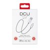 Cavo-DCU-Tecnologic-Lightning-C89---Connettore-USB-2.0-in-Alluminio---Conduttore-in-Rame---Colore-Silver