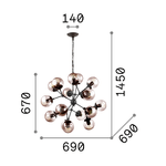 Sospensione-Industrial-Minimal-Kepler-Metallo-Nero-18-Luci-E27