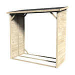 Tettoia Legno Legnaia 170x80 2 Pareti No Pavimento Tetto Attrezzi Giardino Legna