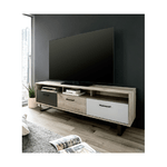 Mobile Basso 3 Ante Ribalta 160 Rovere Porta Tv Parete Salotto Multiuso Moderno