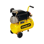 Compressore Aria Stanley 24 Lt Litri Compatto Manometro Elettrico Ruote Valvola