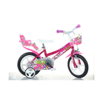 Bicicletta Rosa da Bambina 12 Pollici 2 3 4 Anni con Rotelle Freno Bici Bimba