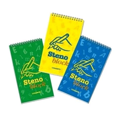 Blasetti-Confezione-10-Pezzi-Blocco-Stenografia-Colori-Assortiti