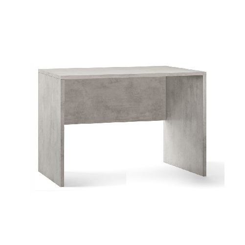 Tavolo Kit Scrivania 120 cm Grigio Cemento Salvaspazio Moderna Ufficio Cameretta