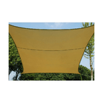 Vela Quadrata 3x3 Beige Telo Ombreggiante Tenda Parasole da Giardino Terrazzo