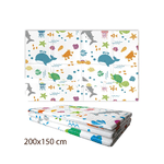 Tappeto per Bambini 200x150 Pieghevole Antiscivolo Soft Oceano Gioco Cameretta