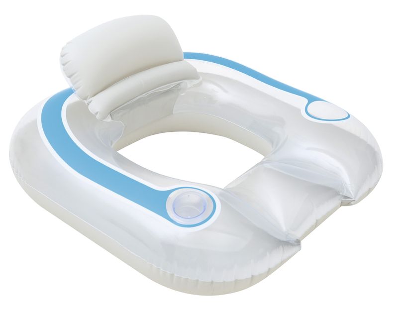 Bestway-43097-galleggiante-da-piscina-e-da-spiaggia-Blu-Trasparente-Fantasia-Vinile-Ciambella-da-nuoto