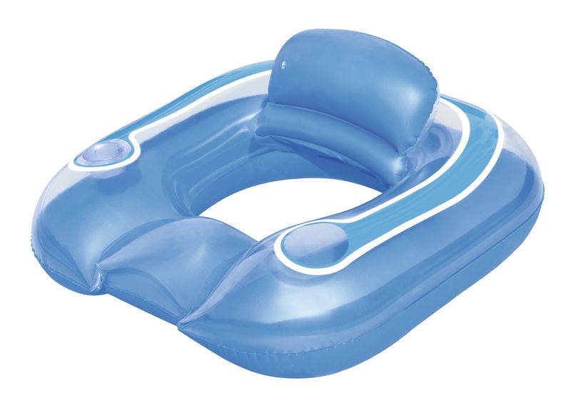 Bestway-43097-galleggiante-da-piscina-e-da-spiaggia-Blu-Trasparente-Fantasia-Vinile-Ciambella-da-nuoto