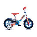 Bicicletta per Bambino 10 Pollici con Rotelle 2 3 4 anni Bici Bimbo Dino Bikes