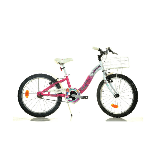 Bicicletta-Winx-Ruota-20-Pollici-per-Bambina-Bici-con-Cavalletto-Cestino-Rotelle
