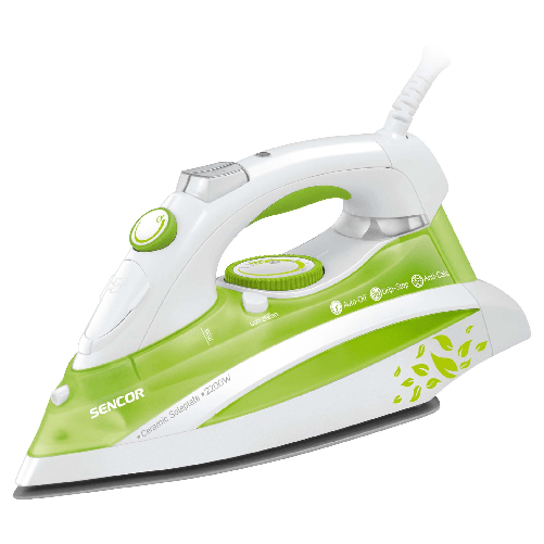 Sencor-SSI-8440-Ferro-da-Stiro-a-Vapore-2200W-Ceramica-Verde