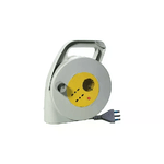 Fanton Garanti 01203-G prolunghe e multiple 10 m 3 presa(e) AC Grigio, Giallo