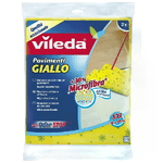 Vileda Pavimenti Giallo Microforato +30% Microfibra 50x60cm 2pz