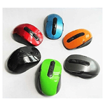 Trade Shop Traesio-mouse Ottico Wireless 2,4 Ghz Senza Fili Design Ergonomico 1000 Dpi Vari Colori -