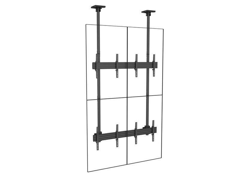 Multibrackets-Hardware-M-Pro-Series-Fixed-Arms-400mm-Black-Max-30kg