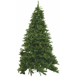 Albero di Natale in PVC 180 cm Realistico con Base a Croce Verde Folto