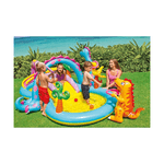 Piscina con Scivolo Parco per Bambini Intex Gonfiabile con Palline da Giardino