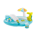 Piscina con Scivolo Alligatore per Bambini Intex Gonfiabile Gioco da Giardino