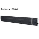 Stufa a Infrarossi da Esterno 1800W Radiatore per Parete in Ceramica