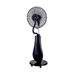 Ventilatore a Piantana Nebulizzatore Oscillante Silenzioso con Telecomando Terra