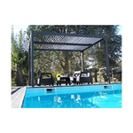 Pergola Bioclimatica 3.6x3 mt in Alluminio Gazebo da Giardino Terrazzo Pergolato