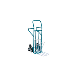 Carrello PortaPacchi 6 Ruote Bravetta Gradini Sali Scale Portata 250 Kg Acciaio