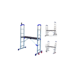 Ponteggio Mobile 2.9 m Scala Trabattello in Alluminio Ruote Facal Zoppo Edilizia