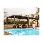 Pergola Bioclimatica 3.6x6 mt in Alluminio Gazebo da Giardino Terrazzo Pergolato