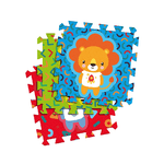 Puzzle Tappeto con Animali 9 Mattonelle Componibile 30x30 per Bimbi