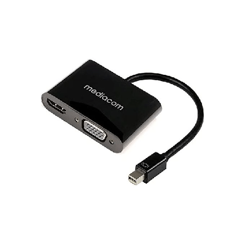 Mediacom-MD-M200-Adattatore-Mini-DisplayPort-a-Hdmi-Plus-Vga