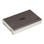 Link Accessori LKLOD254 contenitore di unità di archiviazione Custodia per Disco Rigido (HDD) Argento, Bianco 2.5"