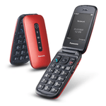 Panasonic KX-TU550 7,11 cm (2.8") Rosso Telefono di livello base