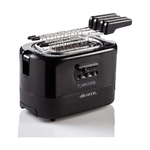 Tostapane Ariete Elettrico per Toast Nero con Pinze Tostiera Brioche Colazione