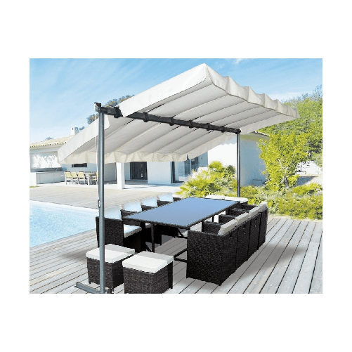 Carport Pergola in Legno 3x5 Gazebo Tettoia Garage Auto senza Copertura